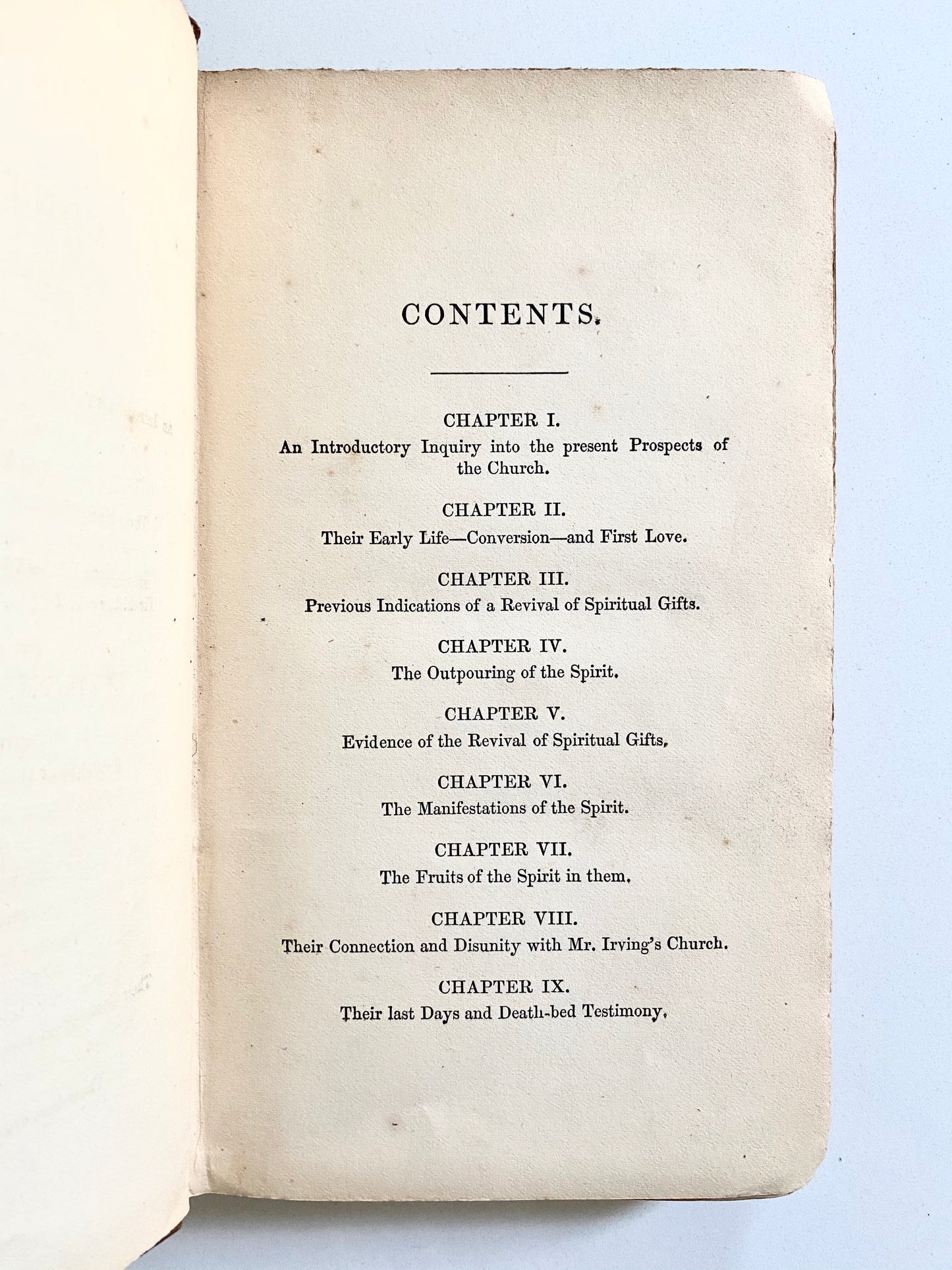 1840 JAMES & GEORGE MACDONALD. Rare Record of the Earliest Modern Pentecostal Manifestations! Influenced Edward Irving.