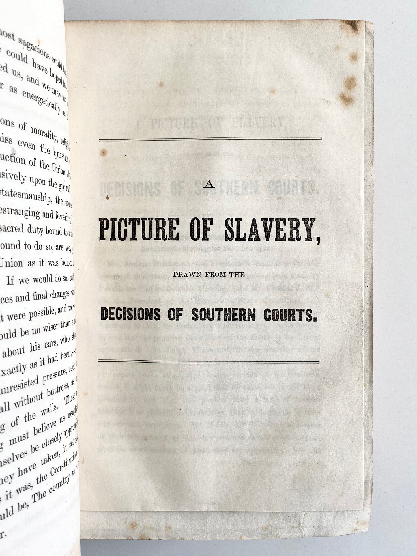 1796-1866 ABRAHAM LINCOLN, SLAVERY, AND CIVIL WAR. Important Sammelband of 71 Works!