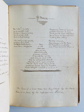 Load image into Gallery viewer, 1825 M. A. HITCHCOCK. Commonplace Album with Original Poetry by Cheshire Connecticut Figures