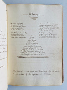 1825 M. A. HITCHCOCK. Commonplace Album with Original Poetry by Cheshire Connecticut Figures