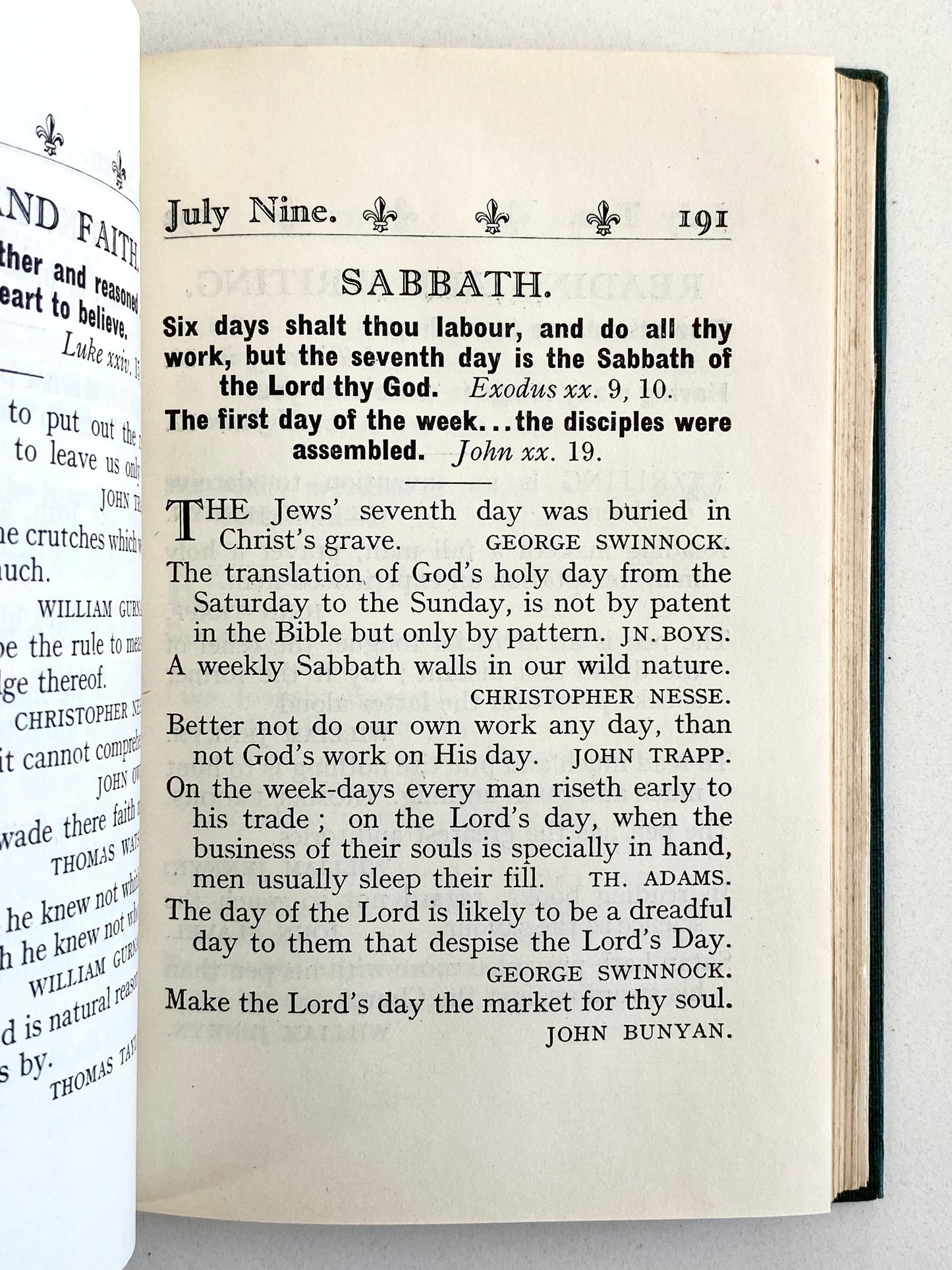 1900 H.J. HORN. Hot Sparks from a Puritan Anvil. Superb Puritan Devotional.