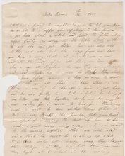 Load image into Gallery viewer, 1842 BOSTON REVIVAL. Unpublished Letter Re: Elder Jacob Knapp, Baptist Revivalist. People Acting Insane!