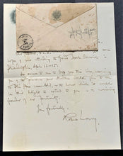 Load image into Gallery viewer, 1898 ROBERT LOWRY. Autograph Letter by Hymn Writer of Nothing but the Blood of Jesus, How Can I Keep from Singing, etc.
