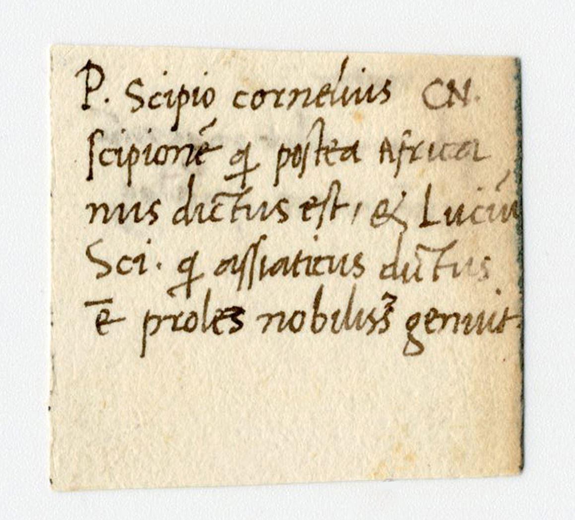 1540 PHILIP MELANCHTHON. Original Handwritten Manuscript Fragment - Finely Provenanced!