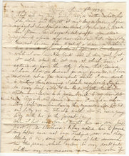 Load image into Gallery viewer, 1834 JEDIDIAH BURCHARD. Very Rare Second Great Awakening Primary Content Letter. Divine Healing, etc.