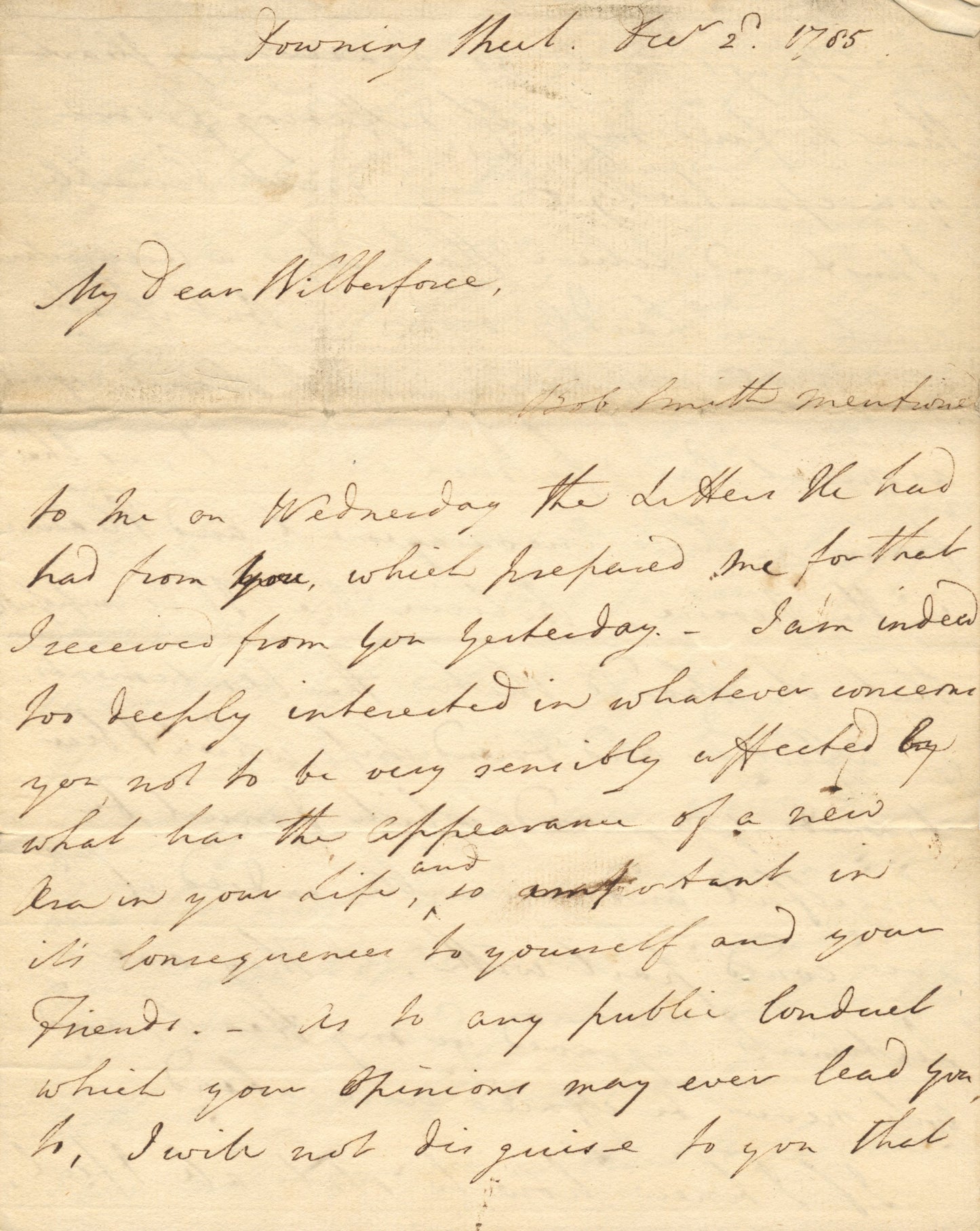 1782 WILLIAM WILBERFORCE. Historically Important Archive of 74pp of William Pitt Letters to William on Christianity, Slavery, and Politics!