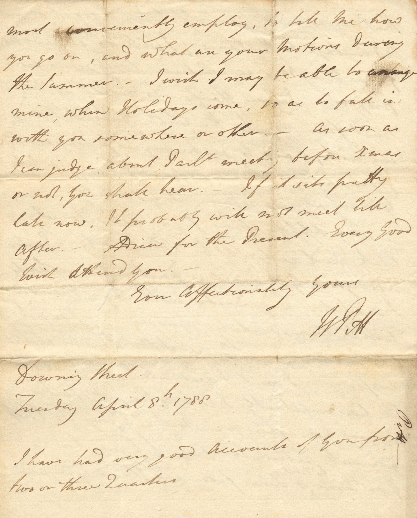 1782 WILLIAM WILBERFORCE. Historically Important Archive of 74pp of William Pitt Letters to William on Christianity, Slavery, and Politics!