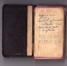 Load image into Gallery viewer, 1900 SMITH WIGGLESWORTH. His Personal Preaching Bible Used for 30 Years of Revival &amp; Healing Meetings.