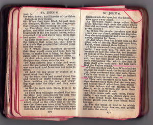 1900 SMITH WIGGLESWORTH. His Personal Preaching Bible Used for 30 Years of Revival & Healing Meetings.