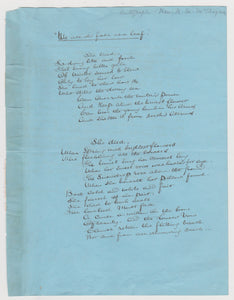 1833 ROBERT MURRAY M'CHEYNE. Original Autograph Poem - Exceptionally Rare!