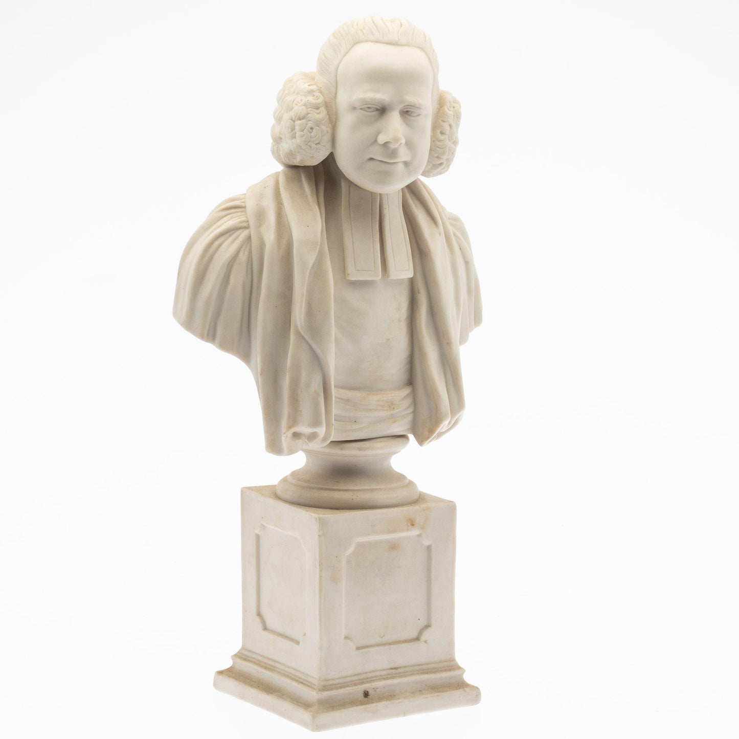 1839 GEORGE WHITEFIELD. Exceptional Early 19th Century Parian Bust. Beautifully Preserved.